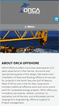 Mobile Screenshot of orca-offshore.com